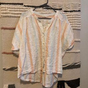 Flowy blouse (M/L) button-up